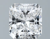 Lab-Grown 3.38 Carat Radiant Cut Diamond color E Clarity VVS2 With GIA Certificate, precious stones, engagement diamonds