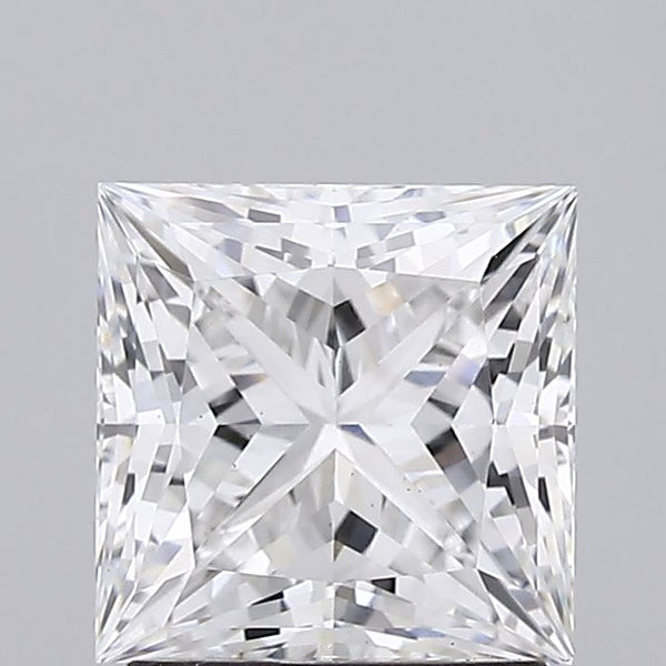 Lab-Grown 1.85 Carat Princess Cut Diamond color F Clarity VS1 With GIA Certificate, precious stones, engagement diamonds