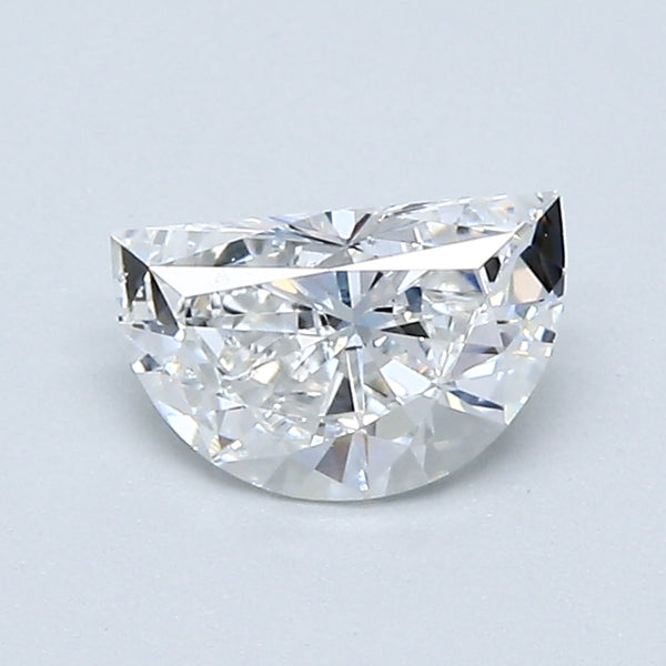 0.65 Carat Half Moon Shape Natural Mined Diamond H Color I1 Clarity With GIA Certificate, natural diamonds, precious stones, engagement diamonds