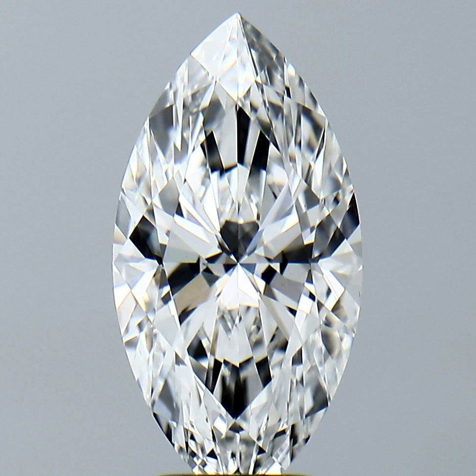 Lab-Grown 3.15 Carat Marquis Shape Diamond color E Clarity VVS2, precious stones, engagement diamonds