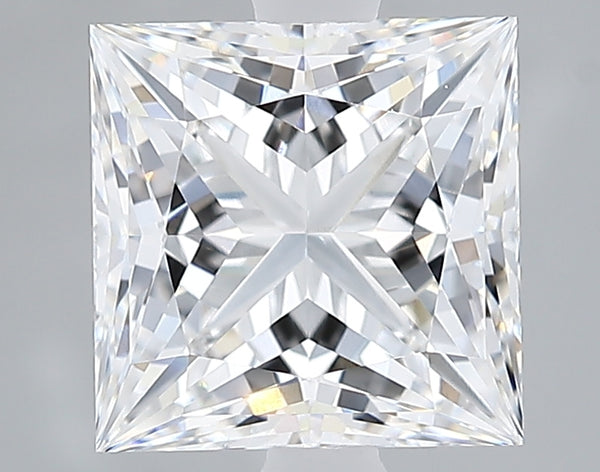 Lab-Grown 2.36 Carat Princess Cut Diamond color E Clarity VVS2 With GIA Certificate, precious stones, engagement diamonds