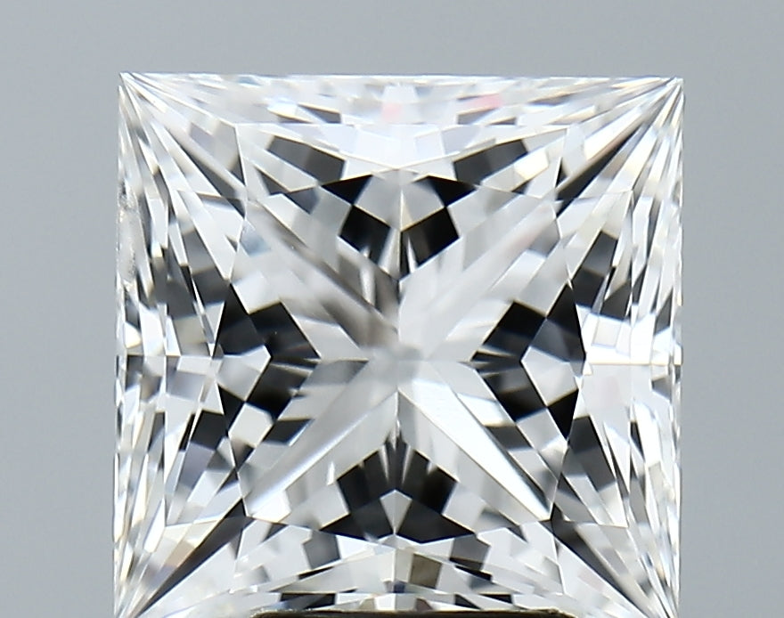 Lab-Grown 5.20 Carat Princess Cut Diamond color E Clarity VVS2, precious stones, engagement diamonds