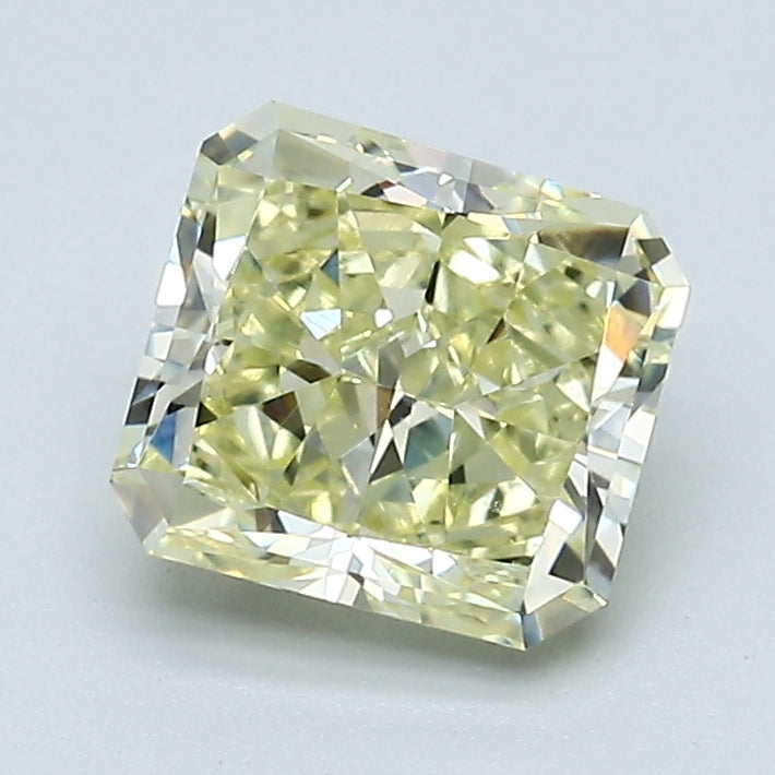 1.52 Carat Radiant Cut Natural Mined Diamond Fancy Light  Yellow Color VVS2 Clarity With GIA Certificate, natural diamonds, precious stones, engagement diamonds