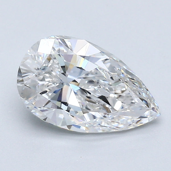 1.70 Carat Pear Shape Natural Mined Diamond E Color IF Clarity With GIA Certificate, natural diamonds, precious stones, engagement diamonds