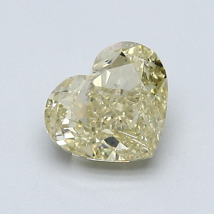 1.01 Carat Heart Shape Natural Mined Diamond Fancy Yellow Brown Color SI2 Clarity With GIA Certificate, natural diamonds, precious stones, engagement diamonds