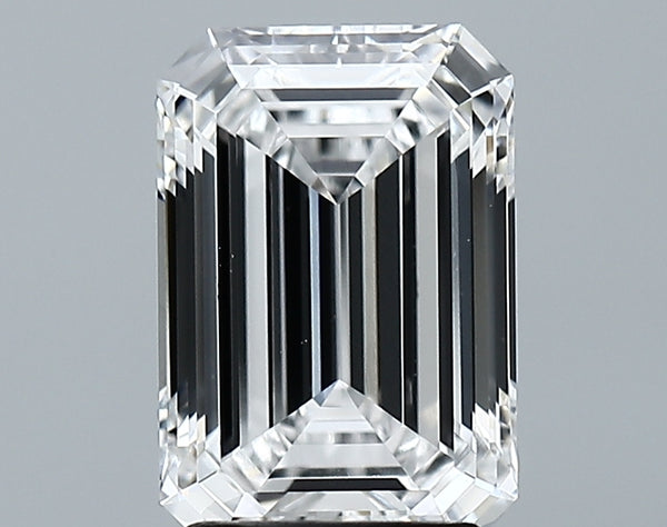 Lab-Grown 2.61 Carat Emerald Cut Diamond color D Clarity VVS1 With GIA Certificate, precious stones, engagement diamonds