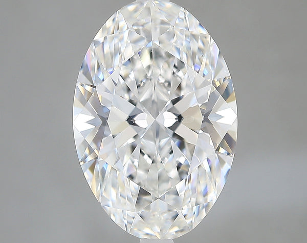 Lab-Grown 3.82 Carat Oval Shape Diamond color E Clarity VVS2, precious stones, engagement diamonds