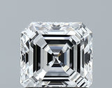 Lab-Grown 1.32 Carat Asscher Cut Diamond color D Clarity VS1 With GIA Certificate, precious stones, engagement diamonds