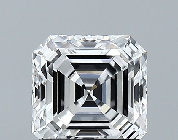 Lab-Grown 1.32 Carat Asscher Cut Diamond color D Clarity VS1 With GIA Certificate, precious stones, engagement diamonds