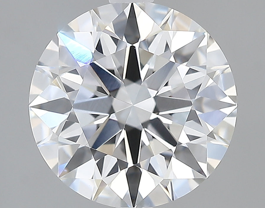 Lab-Grown 2.72 Carat Round Brilliant Diamond color E Clarity VVS2, precious stones, engagement diamonds