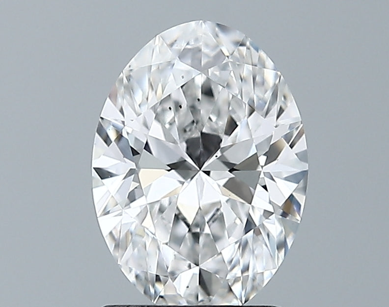 Lab-Grown 1.53 Carat Oval Shape Diamond color D Clarity SI1 With GIA Certificate, precious stones, engagement diamonds
