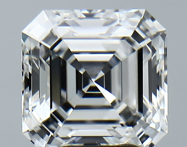 Lab-Grown 4.12 Carat Asscher Cut Diamond color E Clarity VVS1, precious stones, engagement diamonds