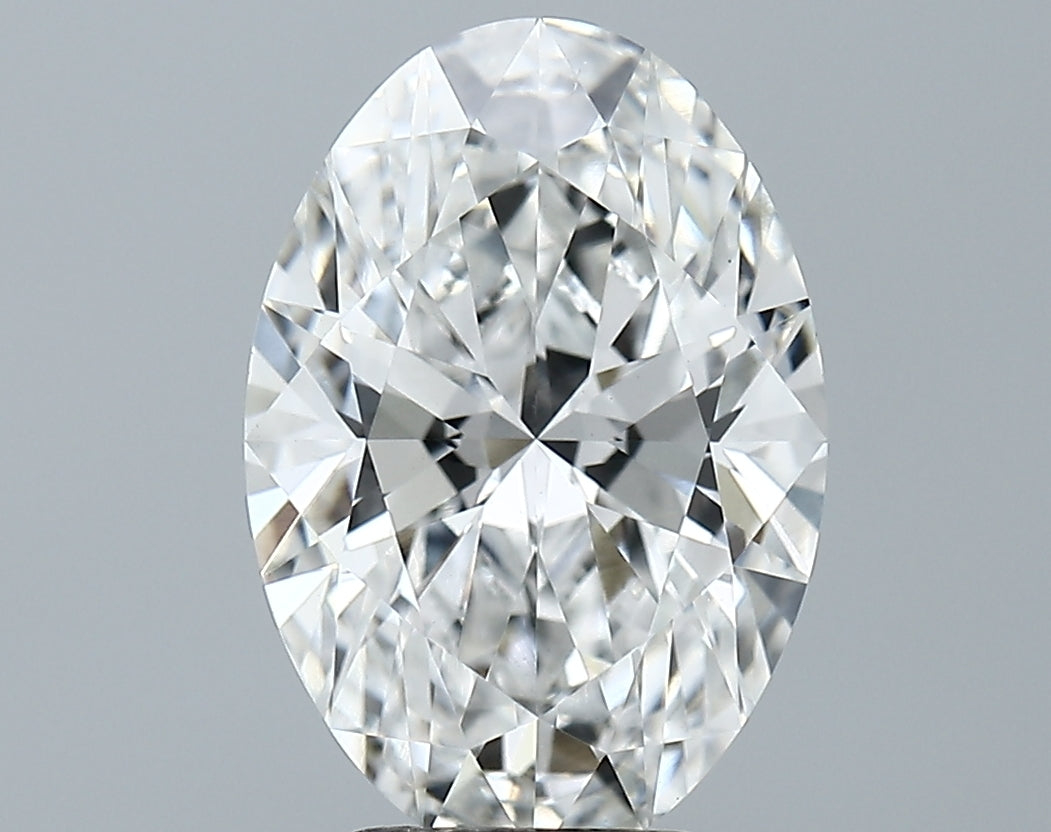 Lab-Grown 3.62 Carat Oval Shape Diamond color E Clarity VVS2, precious stones, engagement diamonds