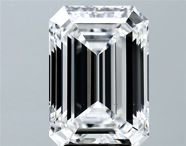 Lab-Grown 5.06 Carat Emerald Cut Diamond color D Clarity VS2, precious stones, engagement diamonds