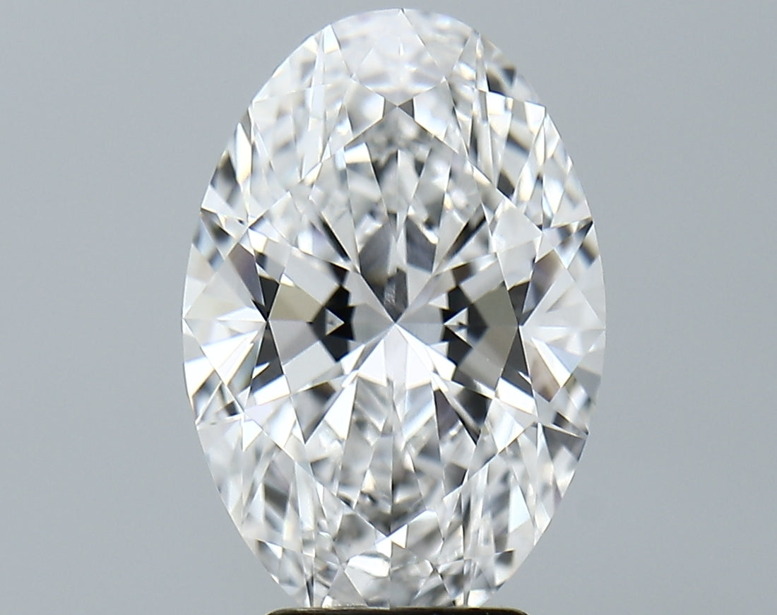 Lab-Grown 4.01 Carat Oval Shape Diamond color E Clarity VVS2 With GIA Certificate, precious stones, engagement diamonds
