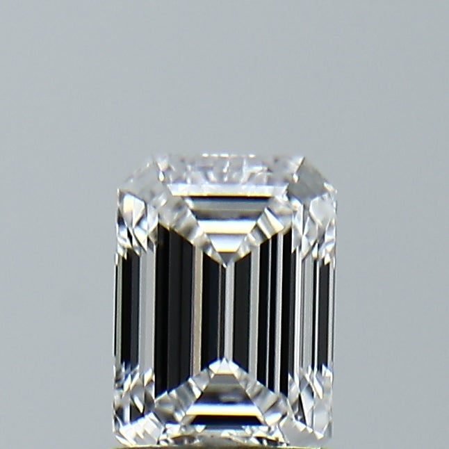Lab-Grown 1.00 Carat Emerald Cut Diamond color E Clarity VVS2, precious stones, engagement diamonds
