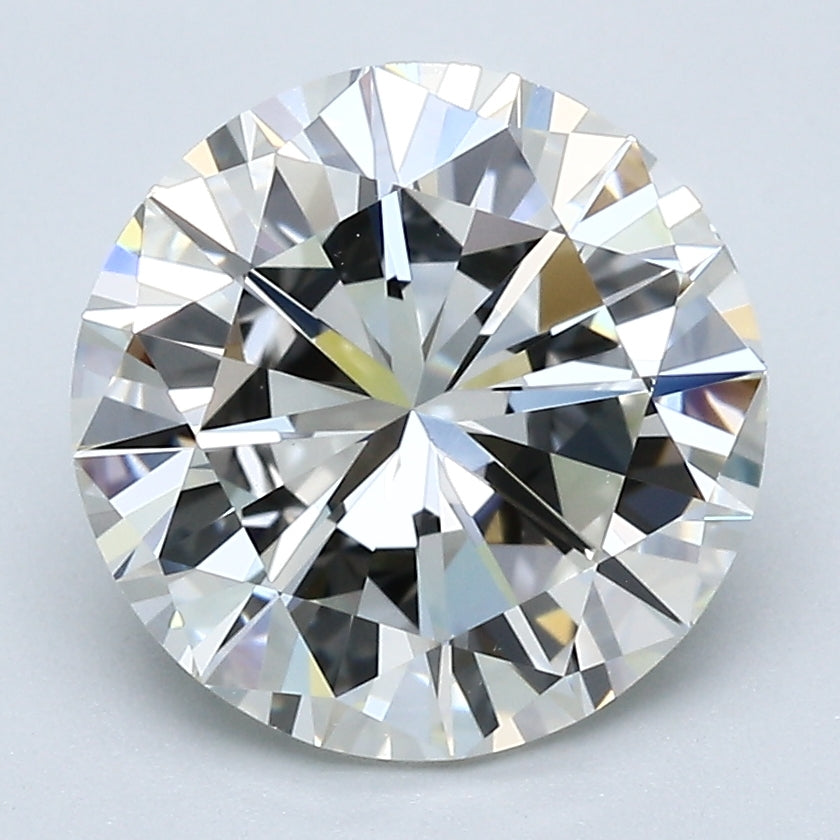 3.45 Carat Round Brilliant Natural Mined Diamond J Color VS1 Clarity With GIA Certificate, natural diamonds, precious stones, engagement diamonds