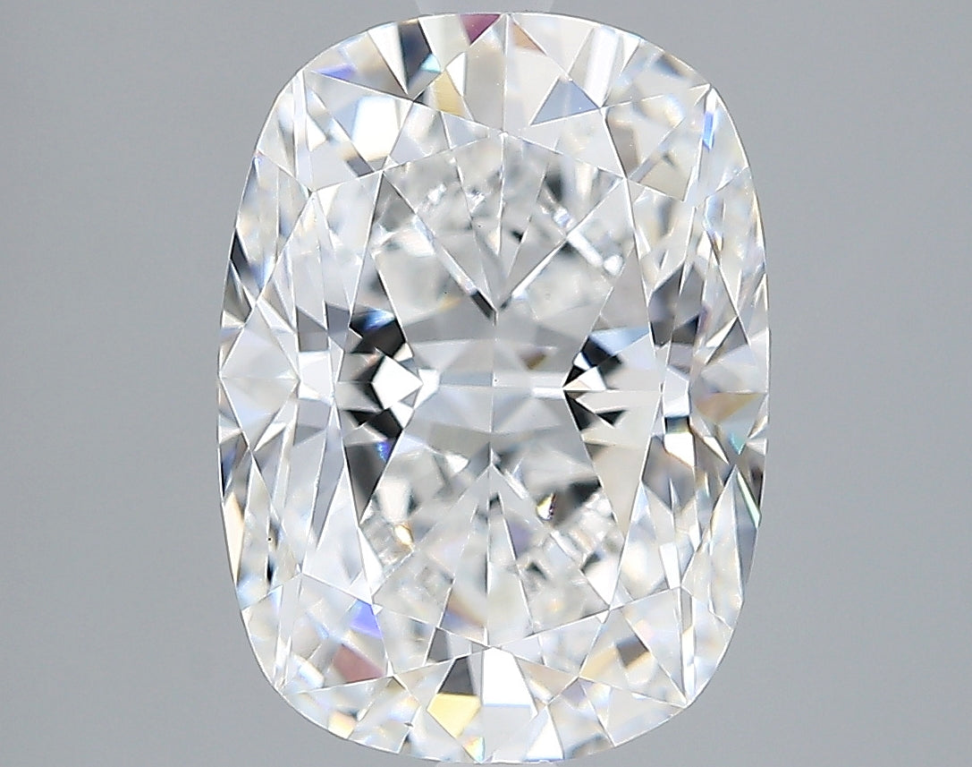 Lab-Grown 3.23 Carat Cushion Brilliant Diamond color E Clarity VVS2, precious stones, engagement diamonds