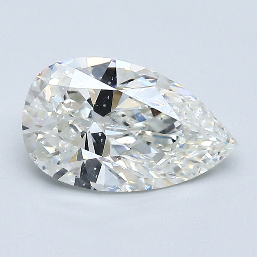 1.38 Carat Pear Shape Natural Mined Diamond J Color SI1 Clarity With GIA Certificate, natural diamonds, precious stones, engagement diamonds