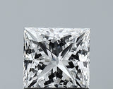 Lab-Grown 1.07 Carat Princess Cut Diamond color E Clarity VS2 With GIA Certificate, precious stones, engagement diamonds