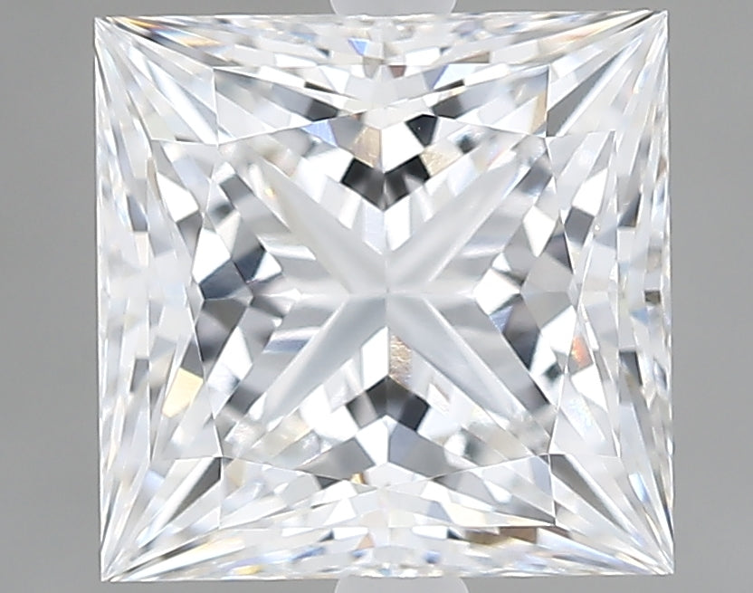 Lab-Grown 3.03 Carat Princess Cut Diamond color D Clarity VVS2 With GIA Certificate, precious stones, engagement diamonds