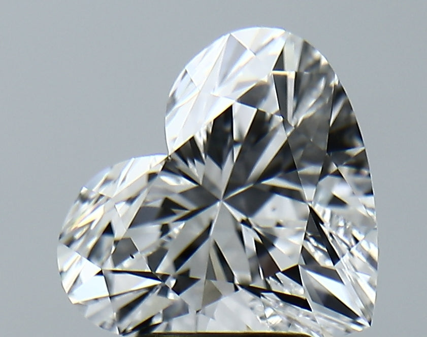 Lab-Grown 3.16 Carat Heart Shape Diamond color E Clarity VVS2, precious stones, engagement diamonds