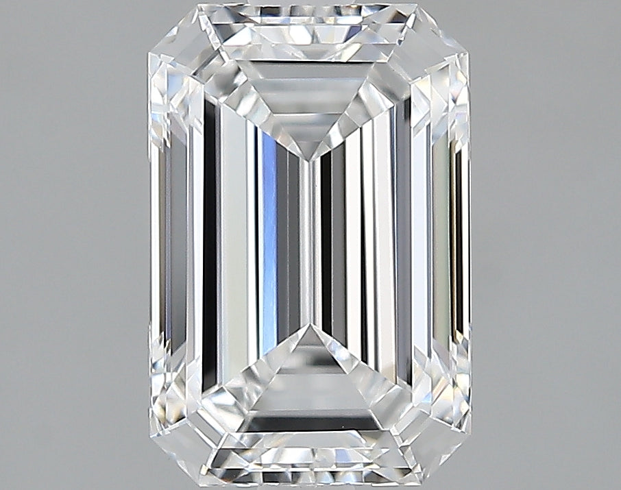 Lab-Grown 2.03 Carat Emerald Cut Diamond color D Clarity VVS2, precious stones, engagement diamonds