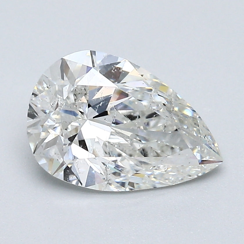1.51 Carat Pear Shape Natural Mined Diamond H Color SI2 Clarity With GIA Certificate, natural diamonds, precious stones, engagement diamonds
