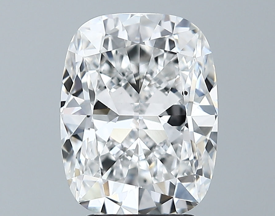 Lab-Grown 3.05 Carat Cushion Modified Brilliant Cut Diamond color E Clarity VS2 With GIA Certificate, precious stones, engagement diamonds