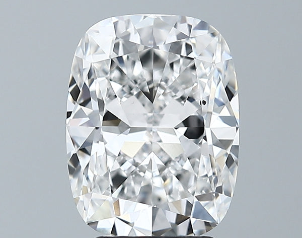 Lab-Grown 3.05 Carat Cushion Modified Brilliant Cut Diamond color E Clarity VS2 With GIA Certificate, precious stones, engagement diamonds