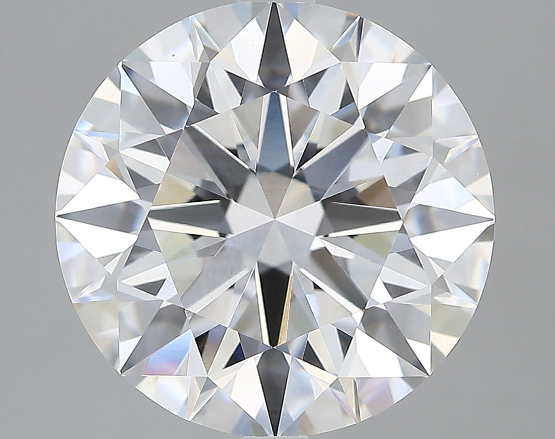 Lab-Grown 5.21 Carat Round Brilliant Diamond color E Clarity VVS2, precious stones, engagement diamonds
