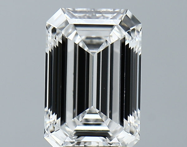 Lab-Grown 3.02 Carat Emerald Cut Diamond color E Clarity VVS2 With GIA Certificate, precious stones, engagement diamonds
