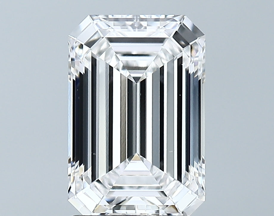 Lab-Grown 2.56 Carat Emerald Cut Diamond color E Clarity VVS2 With GIA Certificate, precious stones, engagement diamonds