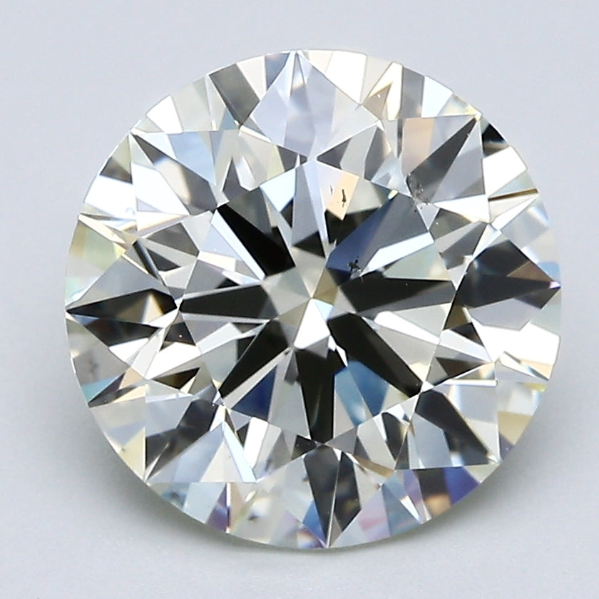 4.12 Carat Round Brilliant Natural Mined Diamond N Color SI1 Clarity With GIA Certificate, natural diamonds, precious stones, engagement diamonds