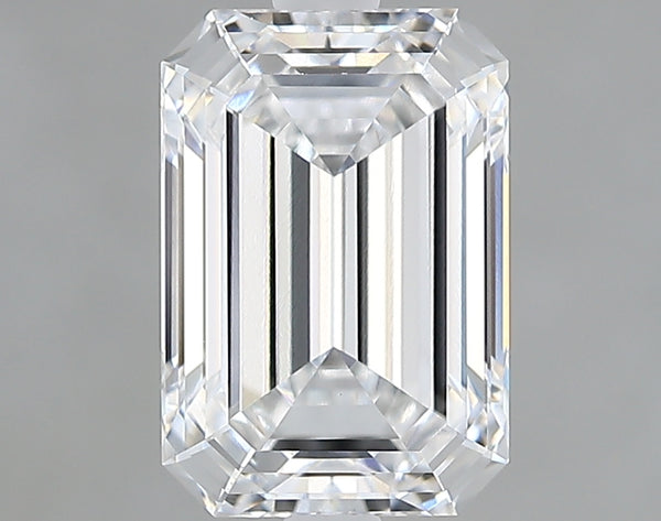 Lab-Grown 2.02 Carat Emerald Cut Diamond color E Clarity VVS2 With GIA Certificate, precious stones, engagement diamonds