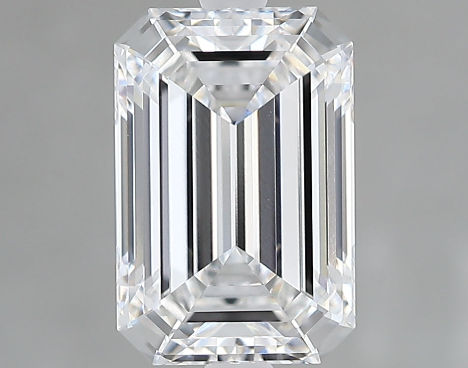 Lab-Grown 2.05 Carat Emerald Cut Diamond color E Clarity VVS2 With GIA Certificate, precious stones, engagement diamonds