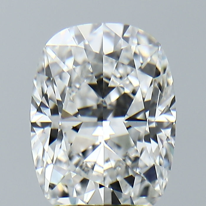 Lab-Grown 2.62 Carat Cushion Brilliant Diamond color E Clarity VVS2, precious stones, engagement diamonds