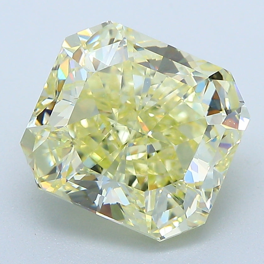 4.04 Carat Radiant Cut Natural Mined Diamond Fancy  Yellow Color VVS2 Clarity With GIA Certificate, natural diamonds, precious stones, engagement diamonds