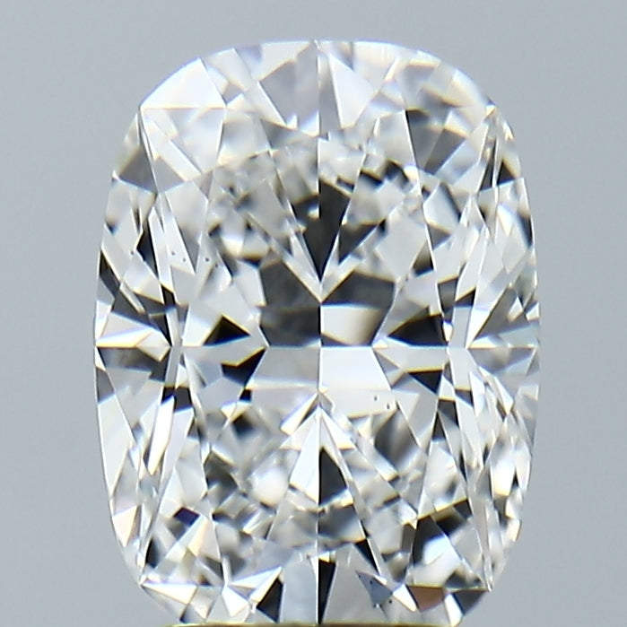 Lab-Grown 2.75 Carat Cushion Brilliant Diamond color E Clarity VS2, precious stones, engagement diamonds