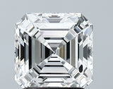 Lab-Grown 1.83 Carat Asscher Cut Diamond color E Clarity VVS2 With GIA Certificate, precious stones, engagement diamonds