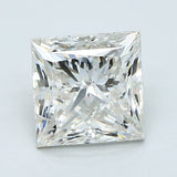 1.53 Carat Princess Cut Diamond color J Clarity I1, natural diamonds, precious stones, engagement diamonds