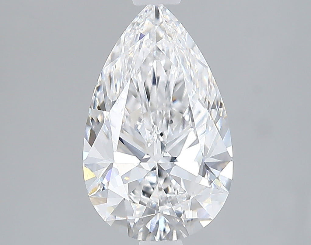 Lab-Grown 1.63 Carat Pear Shape Diamond color D Clarity VVS2 With GIA Certificate, precious stones, engagement diamonds