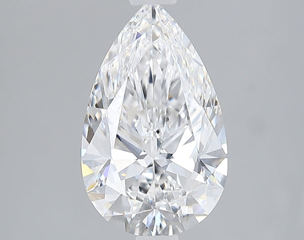 Lab-Grown 1.63 Carat Pear Shape Diamond color D Clarity VVS2 With GIA Certificate, precious stones, engagement diamonds