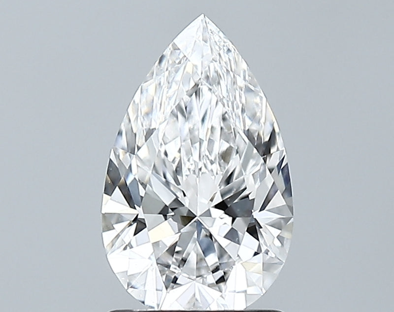 Lab-Grown 1.18 Carat Pear Shape Diamond color D Clarity VS1 With GIA Certificate, precious stones, engagement diamonds