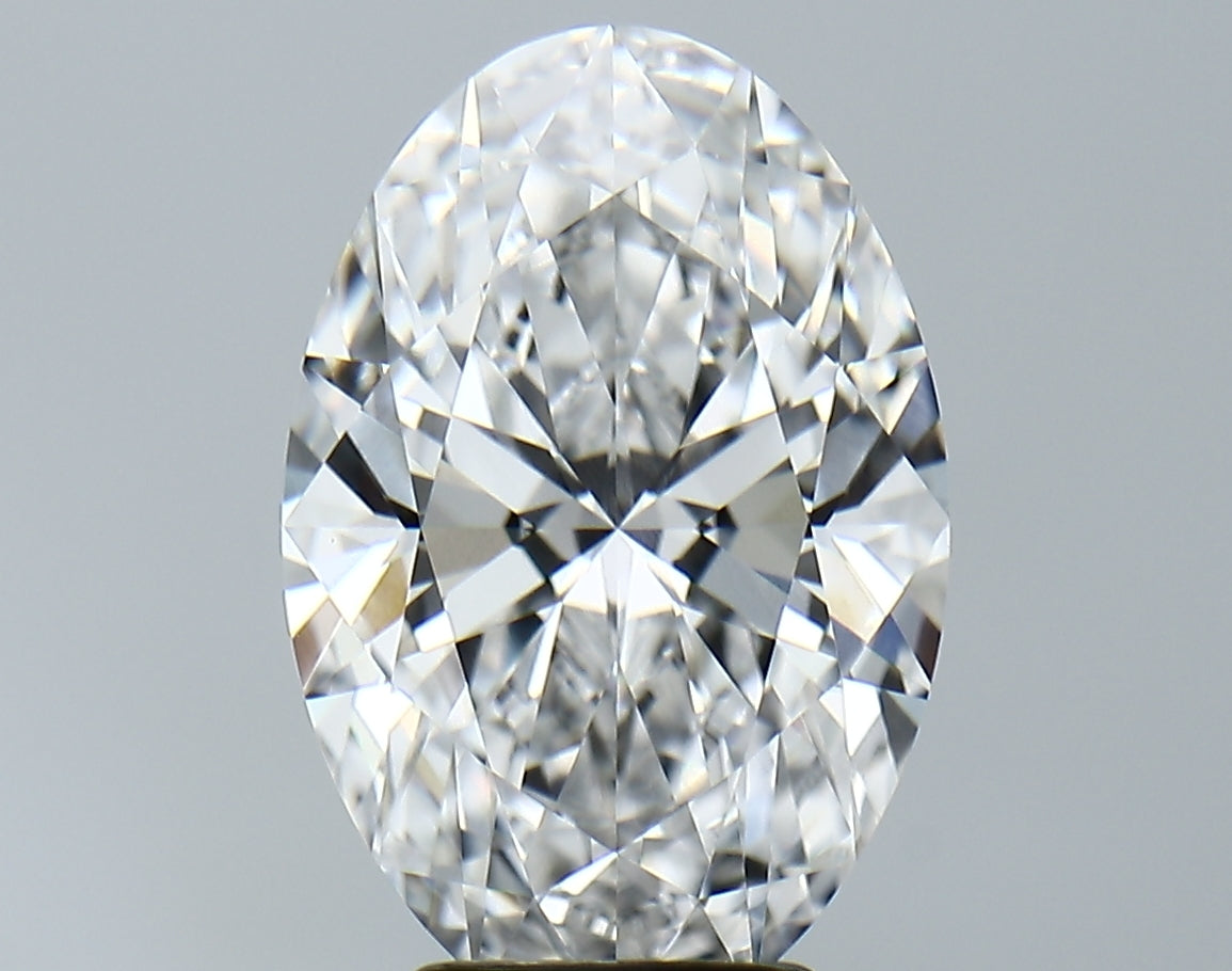 Lab-Grown 4.72 Carat Oval Shape Diamond color D Clarity VVS2 With GIA Certificate, precious stones, engagement diamonds