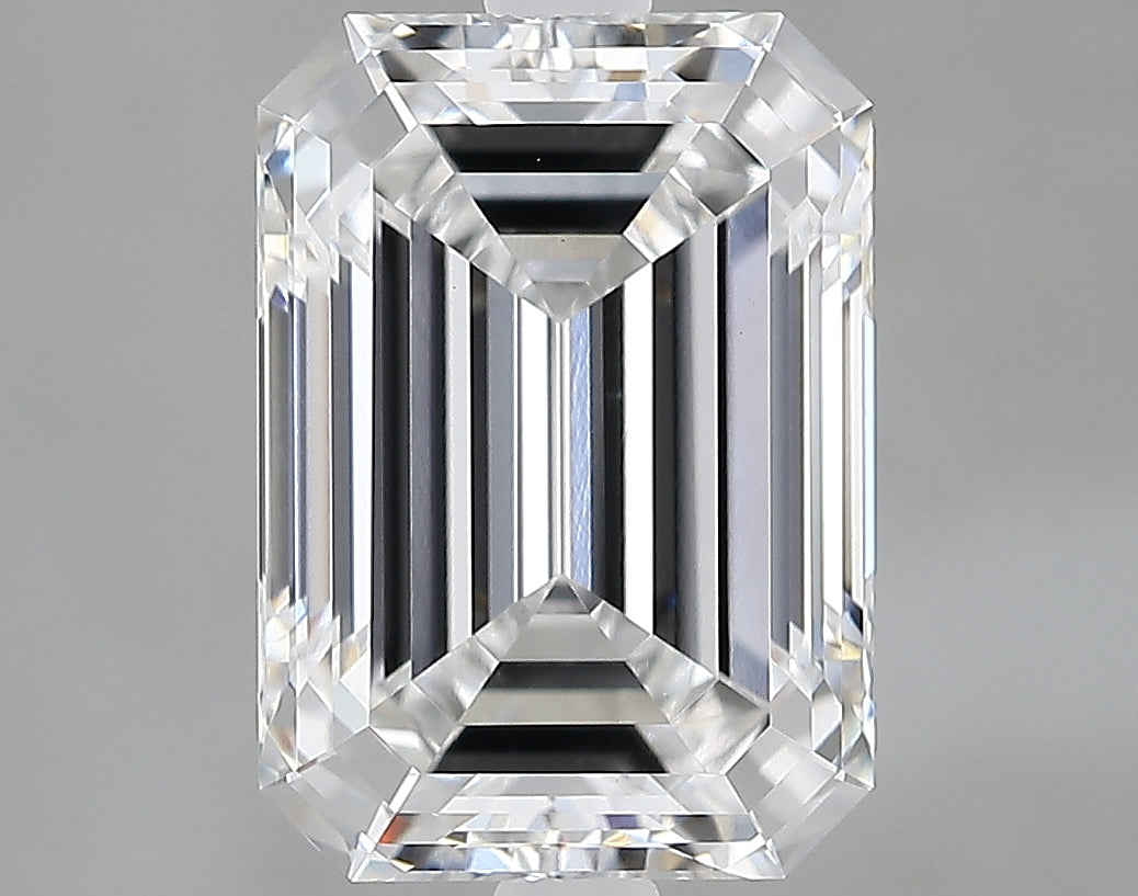 Lab-Grown 3.16 Carat Emerald Cut Diamond color E Clarity VVS2, precious stones, engagement diamonds