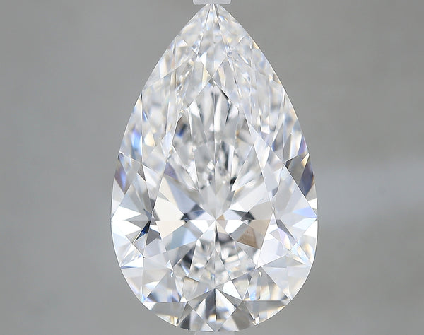 Lab-Grown 7.07 Carat Pear Shape Diamond color E Clarity VVS2 With GIA Certificate, precious stones, engagement diamonds