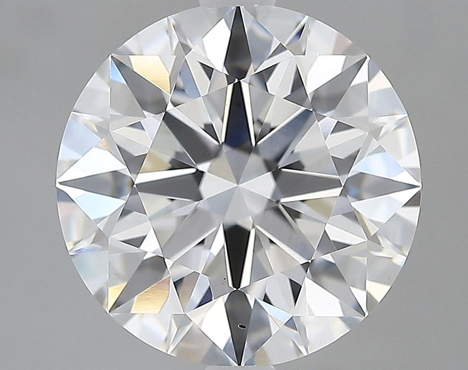 Lab-Grown 3.29 Carat Round Brilliant Diamond color E Clarity VVS2, precious stones, engagement diamonds