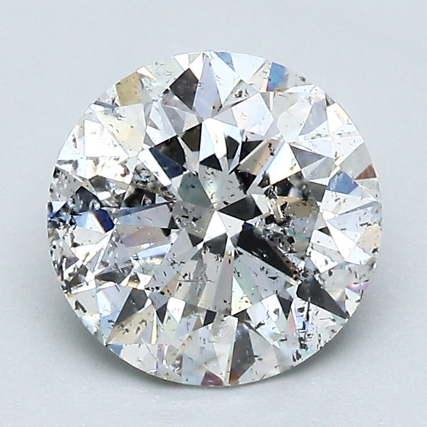 1.70 Carat Round Brilliant Natural Mined Diamond G Color I2 Clarity With GIA Certificate, natural diamonds, precious stones, engagement diamonds