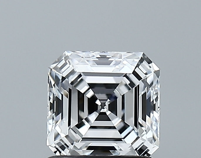 Lab-Grown 1.01 Carat Asscher Cut Diamond color E Clarity VS1, precious stones, engagement diamonds